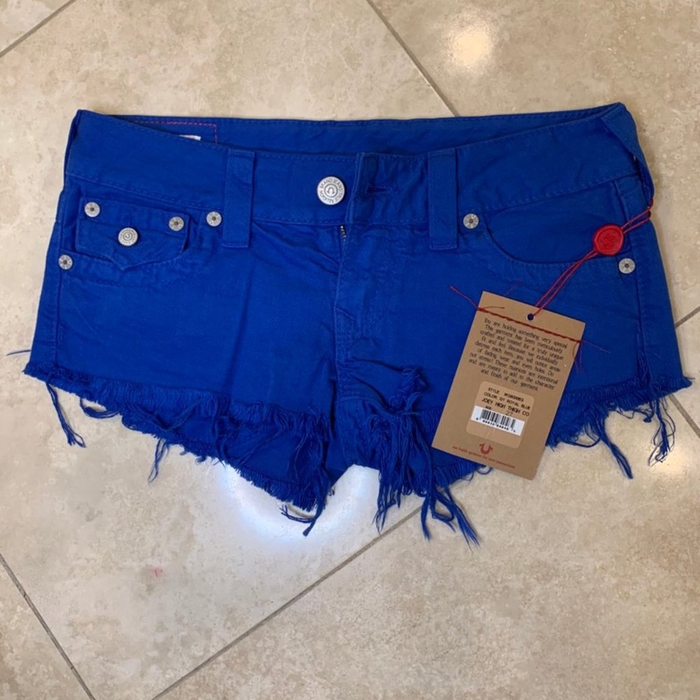 True Religion jean shorts.